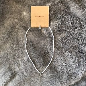 Beaded dagger necklace